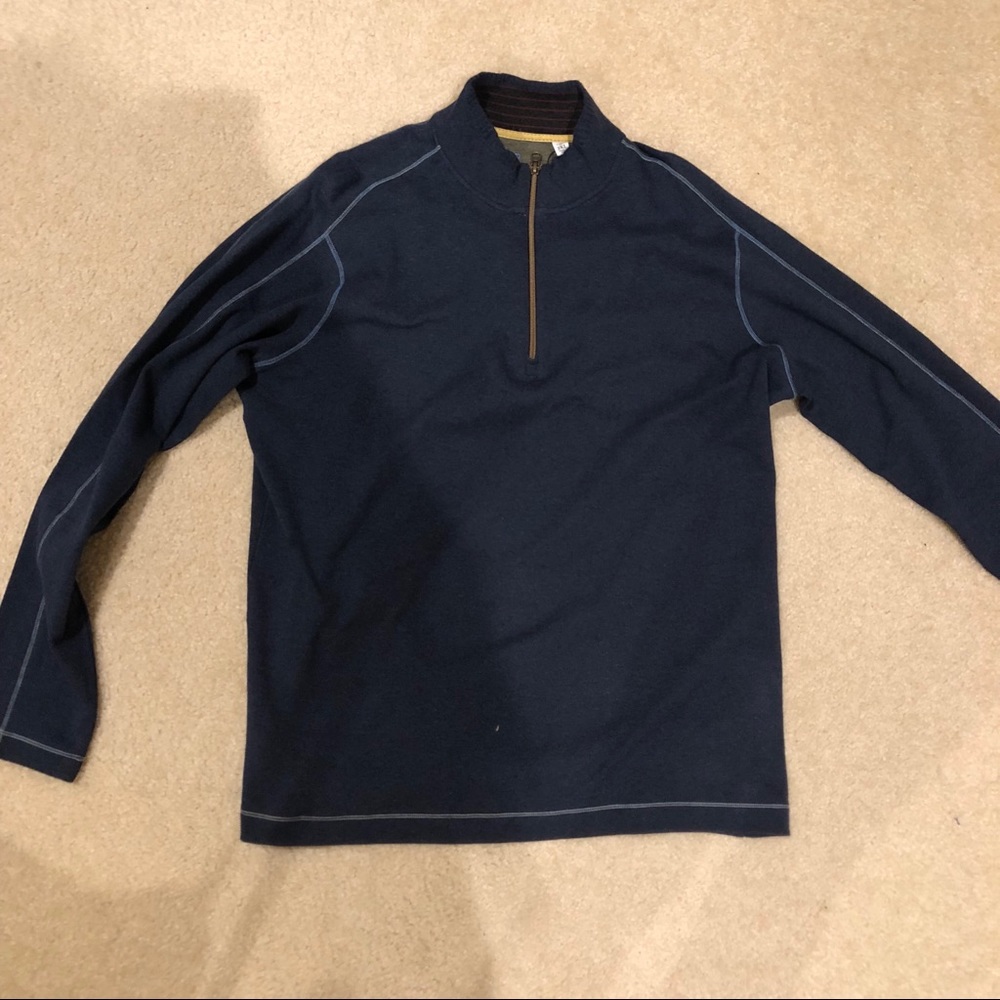 NWT Robert Graham half zip up sweatshirt sweater